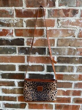 Barrington St. Anne Cheetah Print Crossbody Shoulder Bag